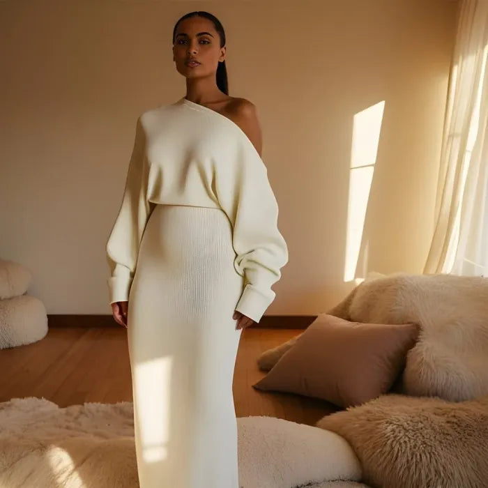 The Lira Drape Dress